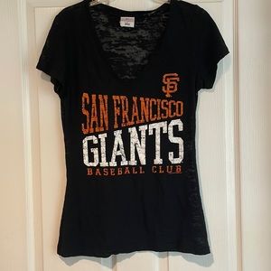 MLB SF Giants Ladies Vee Neck L